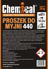 Prášok do autoumývarní 440